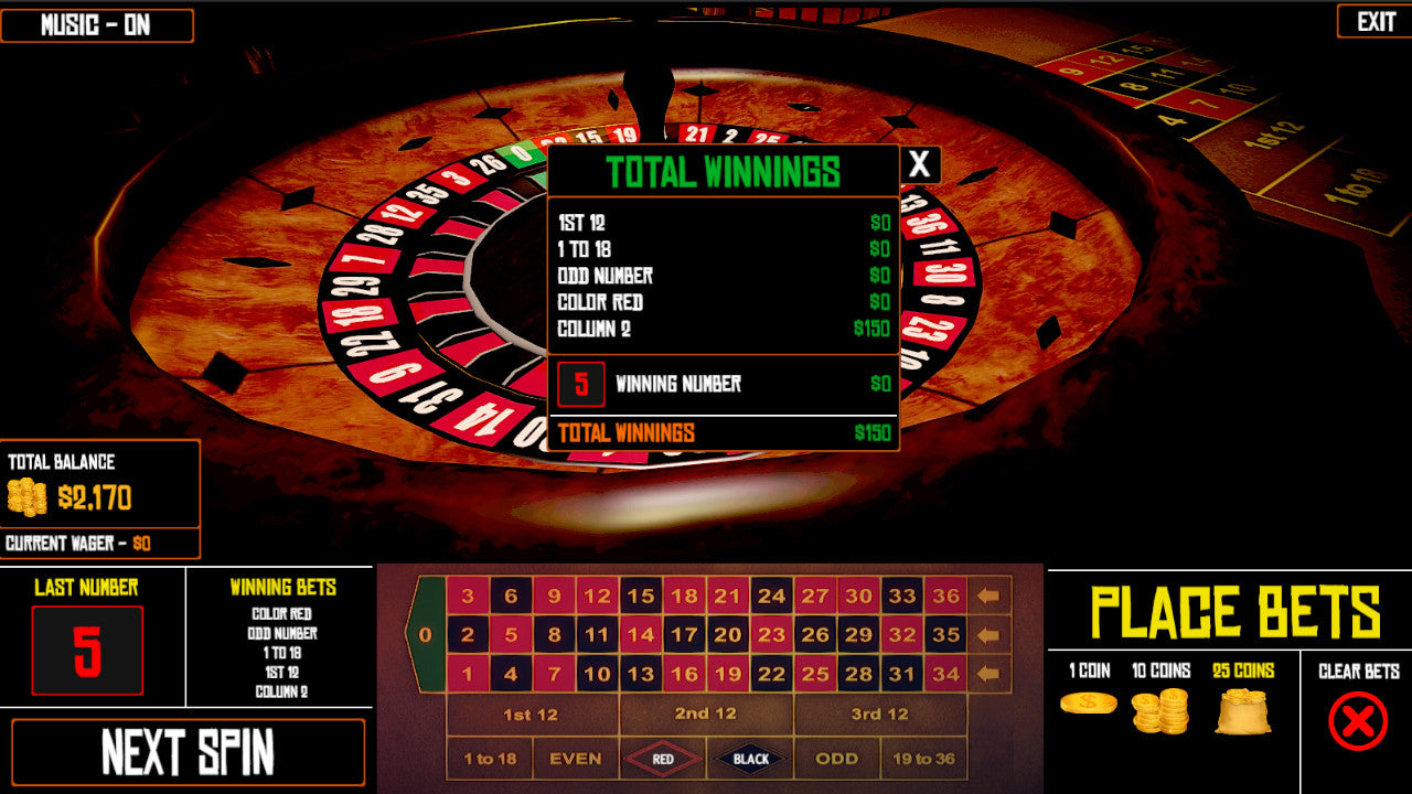 Roulette Simulator 2 Steam Key GLOBAL