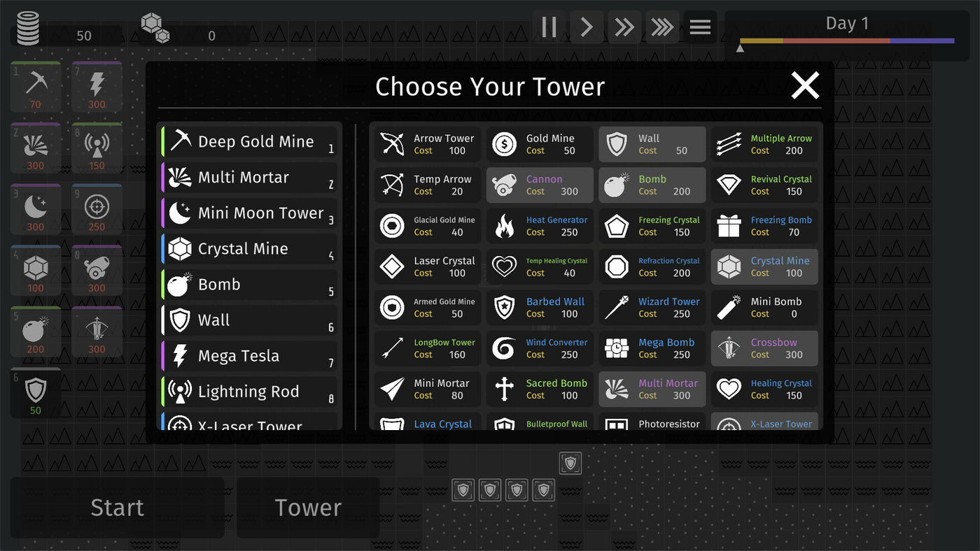 Minimalist Tower Defense (PC) - Steam Key - GLOBAL