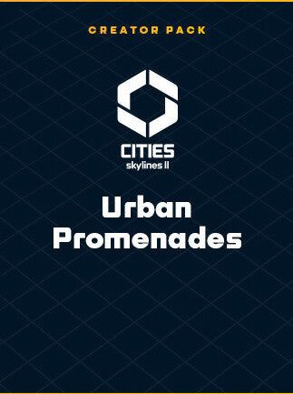 Cities: Skylines II - Creator Pack: Urban Promenades (PC) - Steam Key - GLOBAL