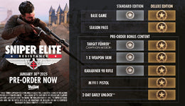 Sniper Elite: Resistance - Pre order Bonus (Xbox Series X/S, Windows 10) - Xbox Live Key - GLOBAL