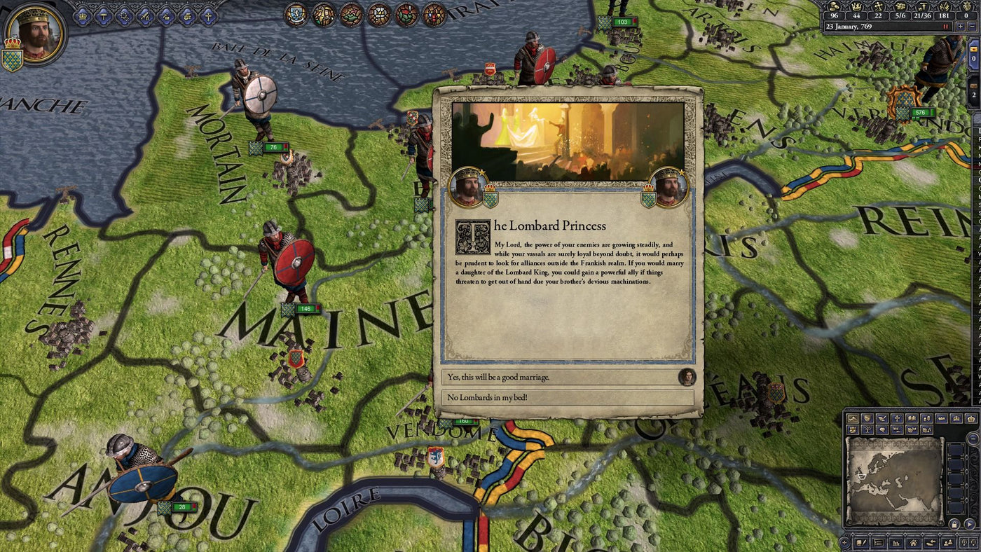 Crusader Kings II - Charlemagne Steam Key GLOBAL