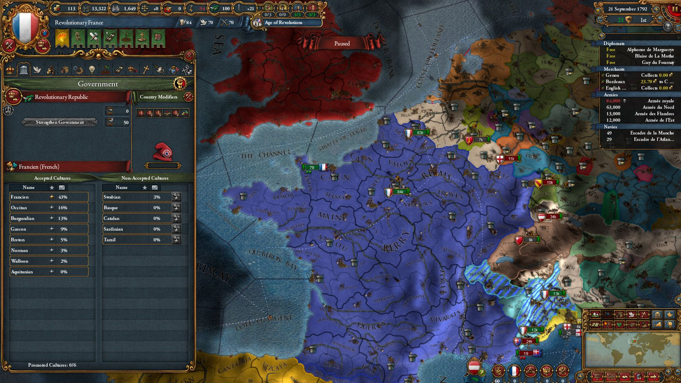 Europa Universalis IV: Emperor (PC) - Steam Key - GLOBAL