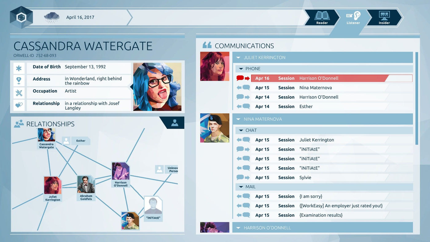 Orwell: Keeping an Eye On You Steam Key GLOBAL