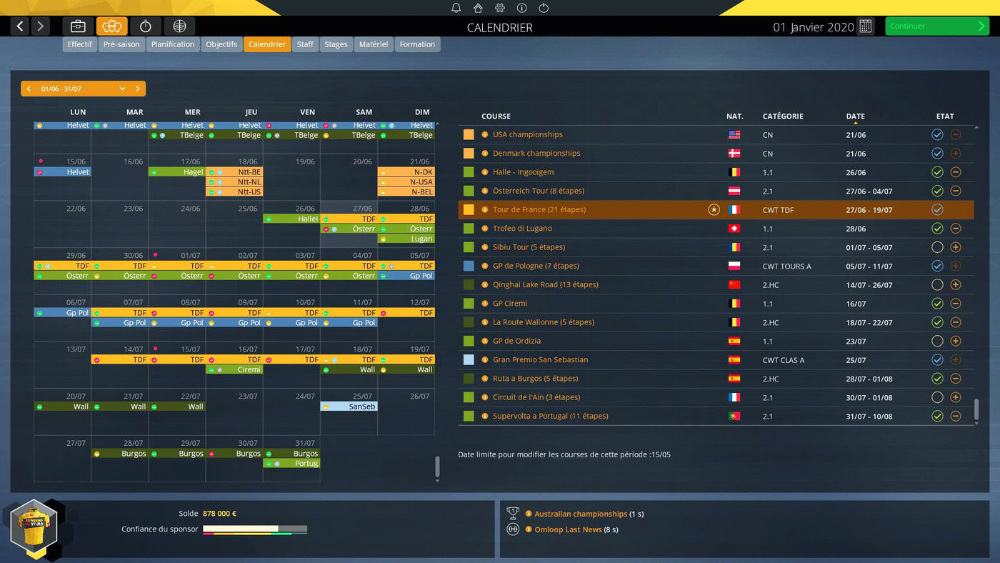 Pro Cycling Manager 2020 (PC) - Steam Key - GLOBAL