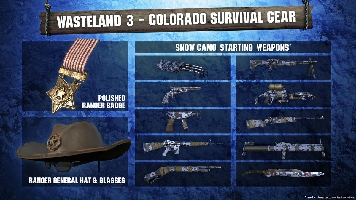 Wasteland 3 - Colorad Survival Gear Pack (PC) - Steam Key - GLOBAL
