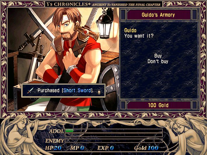 Ys I & II Chronicles Steam Key GLOBAL