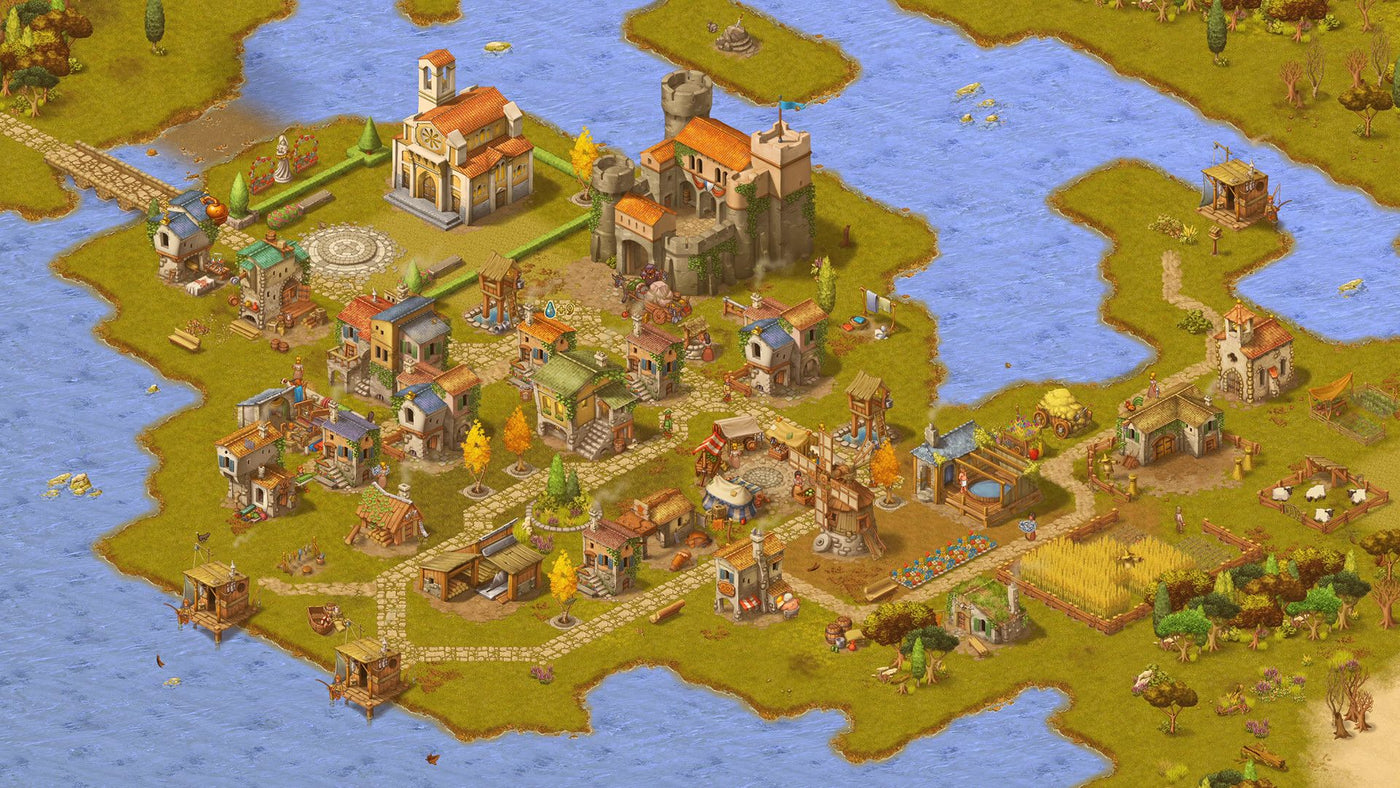 Townsmen - A Kingdom Rebuilt: The Seaside Empire (PC) - Steam Key - GLOBAL