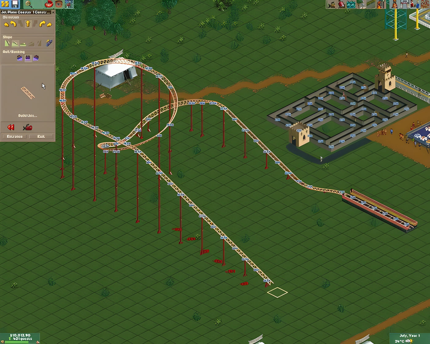 RollerCoaster Tycoon 2: Triple Thrill Pack Steam Key GLOBAL